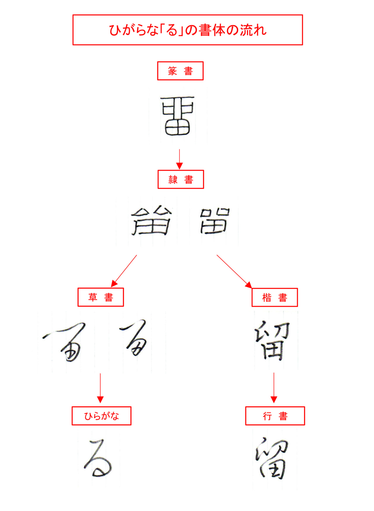 ひらがな「る」書き方解説(教材DL可・動画付き)