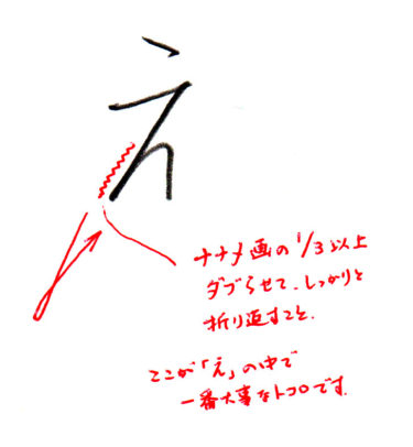 ひらがな「え」書き方解説(教材DL可・動画付き)