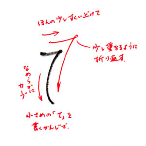ひらがな「ひ」書き方解説（教材DL可・動画付き）