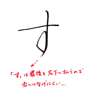 ひらがな「す」書き方解説(教材DL可・動画付き)