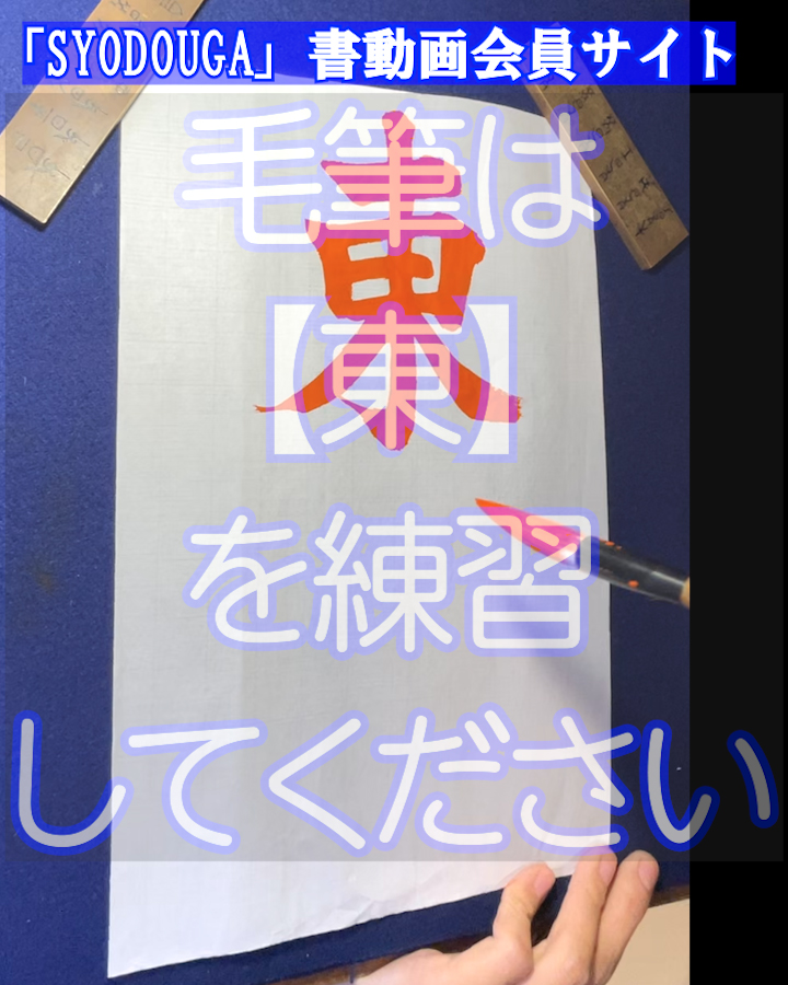 これ一つで書の全てが学べる！更新型の動画サイトをついにリリースします！
